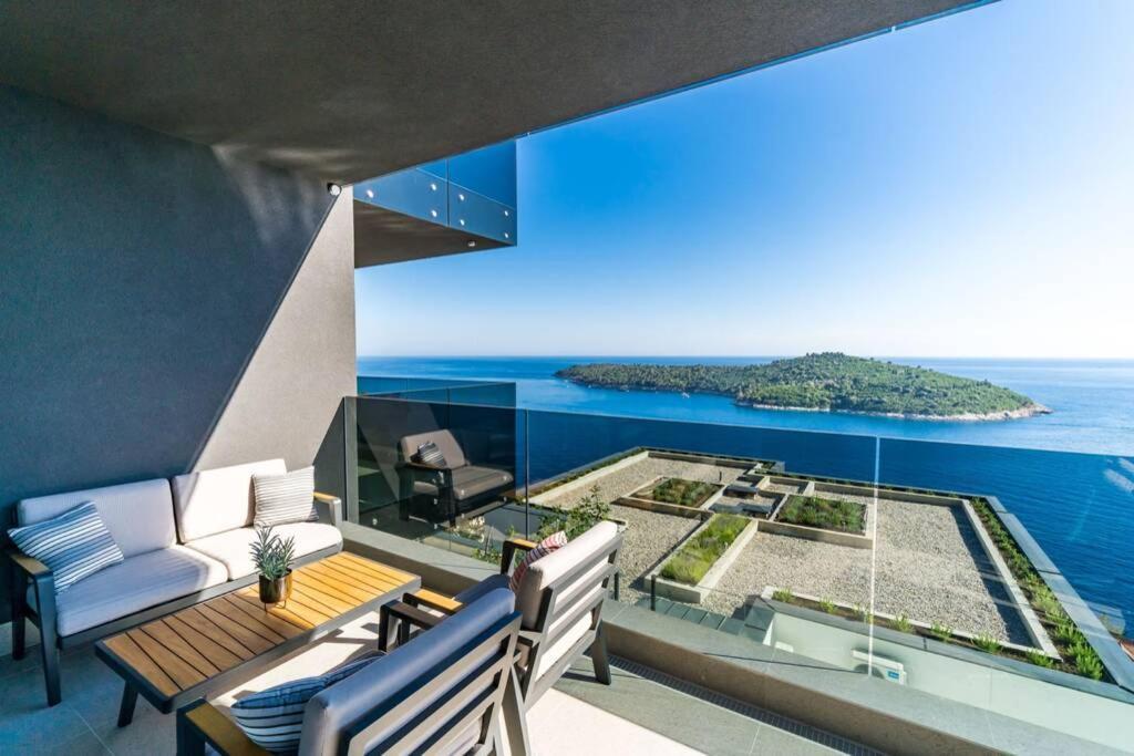 New&Luxury 5* With An Amazing View - Pure Apartment Dubrovnik Exteriör bild