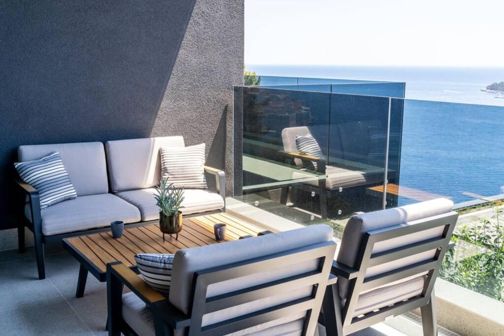 New&Luxury 5* With An Amazing View - Pure Apartment Dubrovnik Exteriör bild